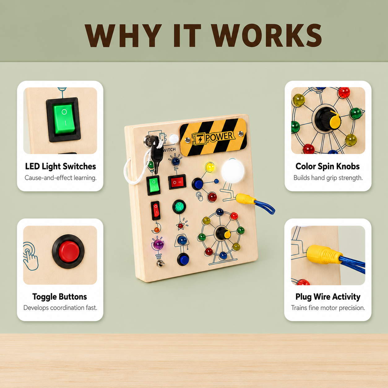 Budling™ The Sensory Explorer Board