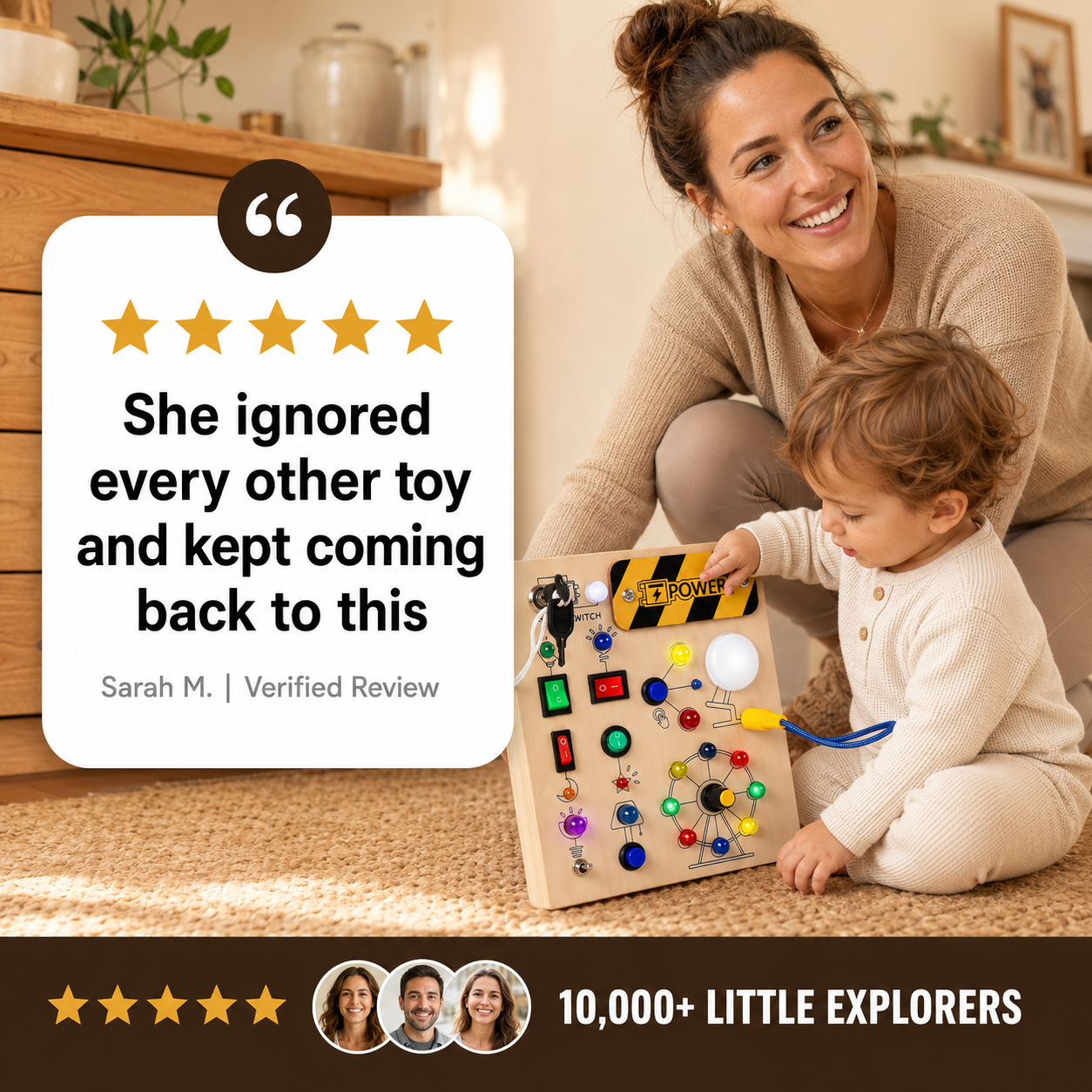 Budling™ The Sensory Explorer Board