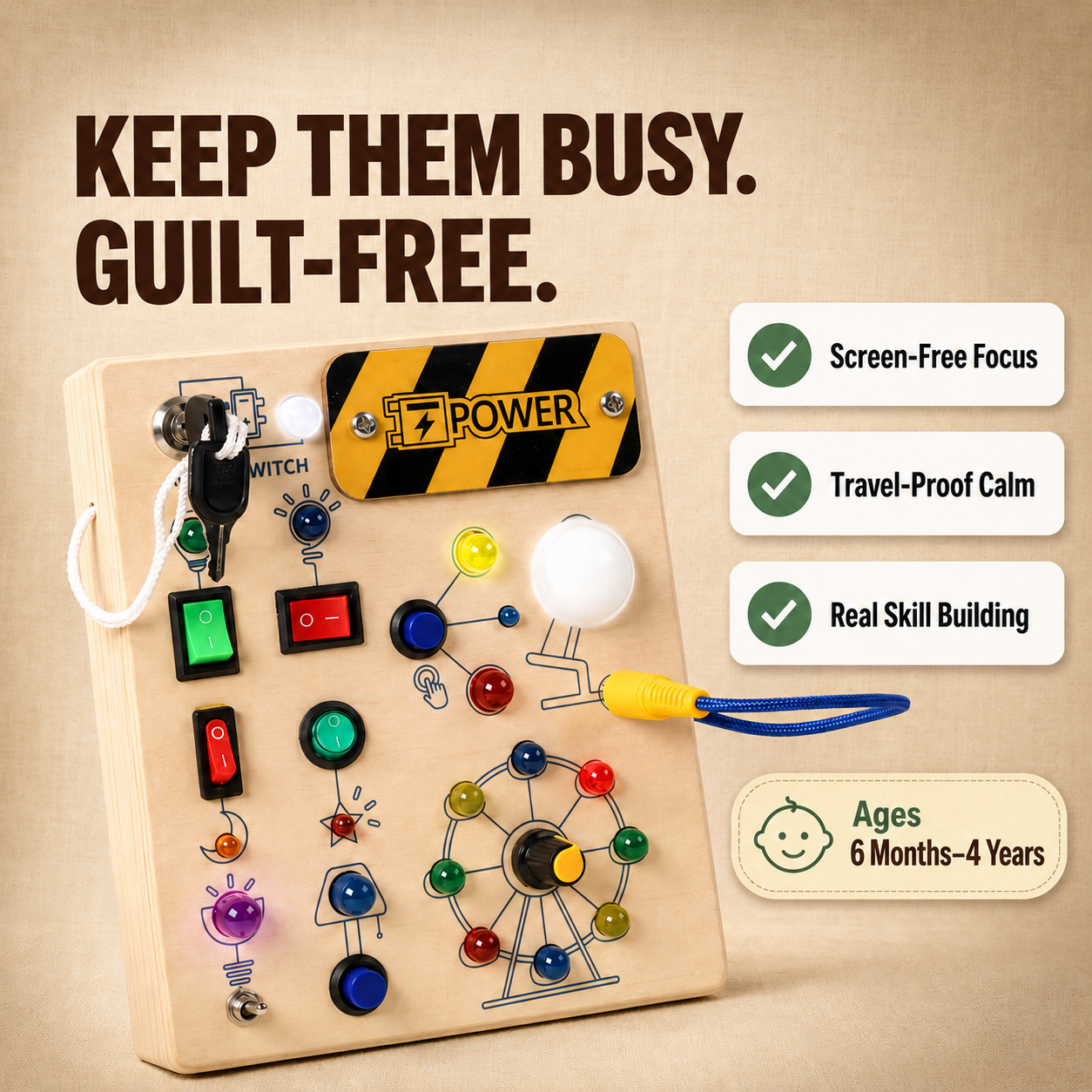 Budling™ The Sensory Explorer Board